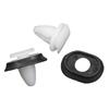 20pcs Car Door Panel Retainers Strong Plastic Clips Quick Snap On Fasteners Suitable for Multiple Vehicle Models