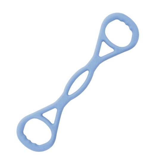 Achtform Fitness Widerstandsband mit Griff Anti-Rutsch Männer Frauen Brustexpander Elastisches Band Arm Rücken Schulter Dehnung Yoga Spannseil