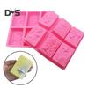 Non Stick Soap Mold Y Reusable Handiwork 3D Rectangle Bee Silicone Pastry Mold