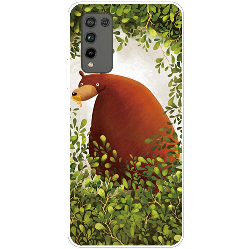 Für Huawei Honor 10X Lite Hülle Silikon Weich Niedlich Tier Handyhülle für Honor 10X Lite Hülle Honor10X 10 X Lite Fundas 6,67 Zoll