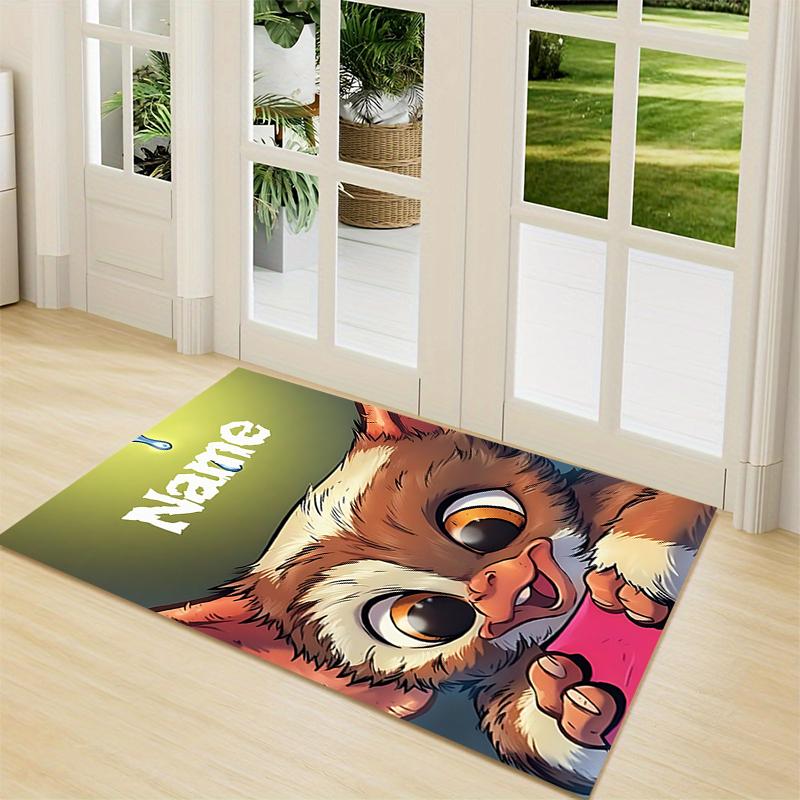 Custom Name Creativity Carpet Rug Customizable Soft Washable Anti-Slip Home Living Room Sofa Mats Personalized Rug. 0909113