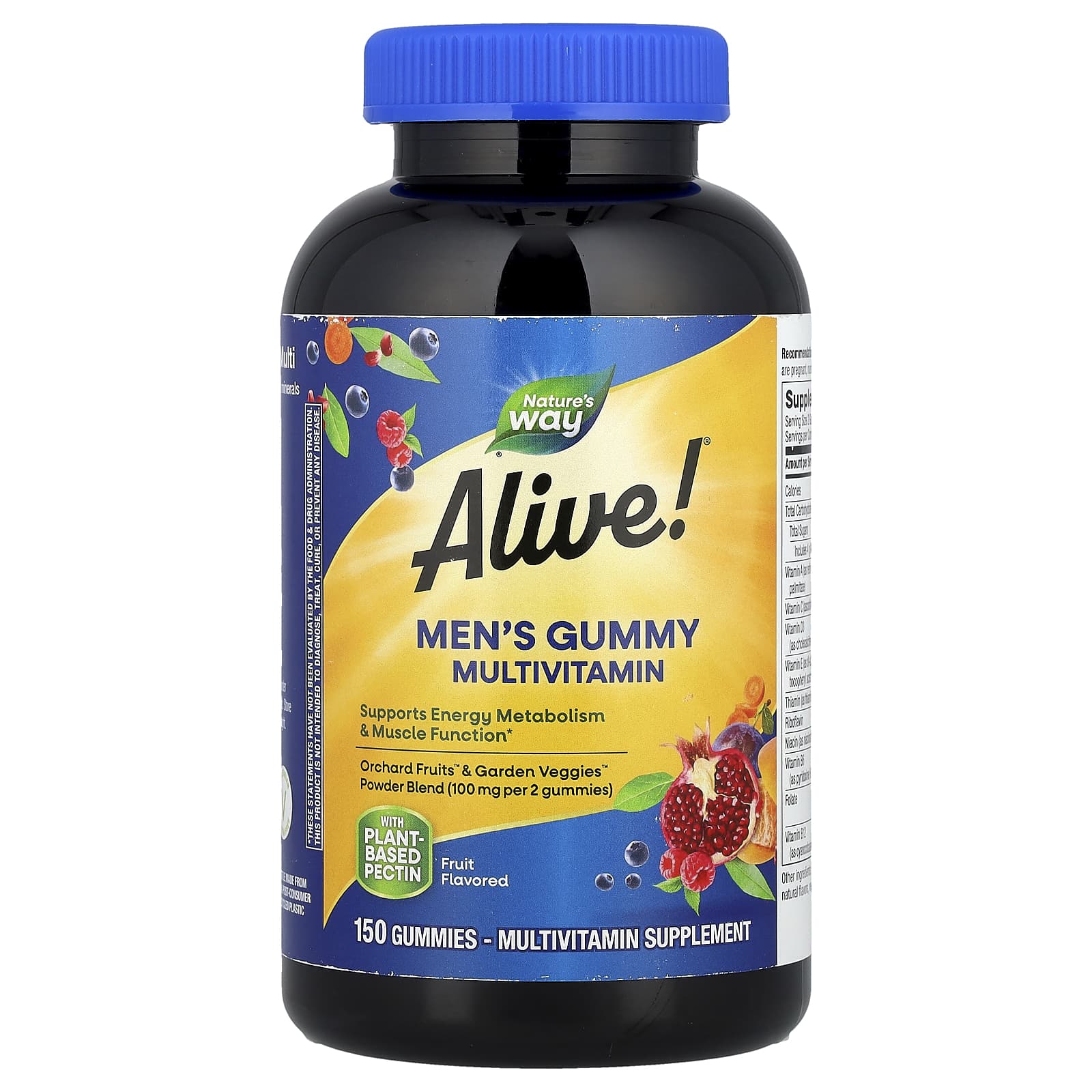 

Nature S Way, Alive!® Men s Gummy Multivitamin, Fruit Flavor, 150 Gummies