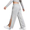 Pantaloni della tuta unisex per bambini con bisogni speciali, abbigliamento adattivo, con bottoni a pressione laterali a strappo