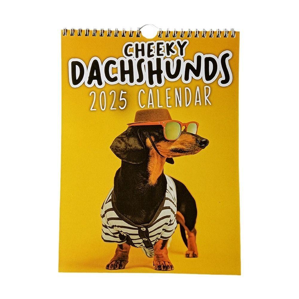

Hangable Wall Calendar Daily Weekly Monthly Planner Cheeky Dachshunds Calendar School Cheeky Dachshunds