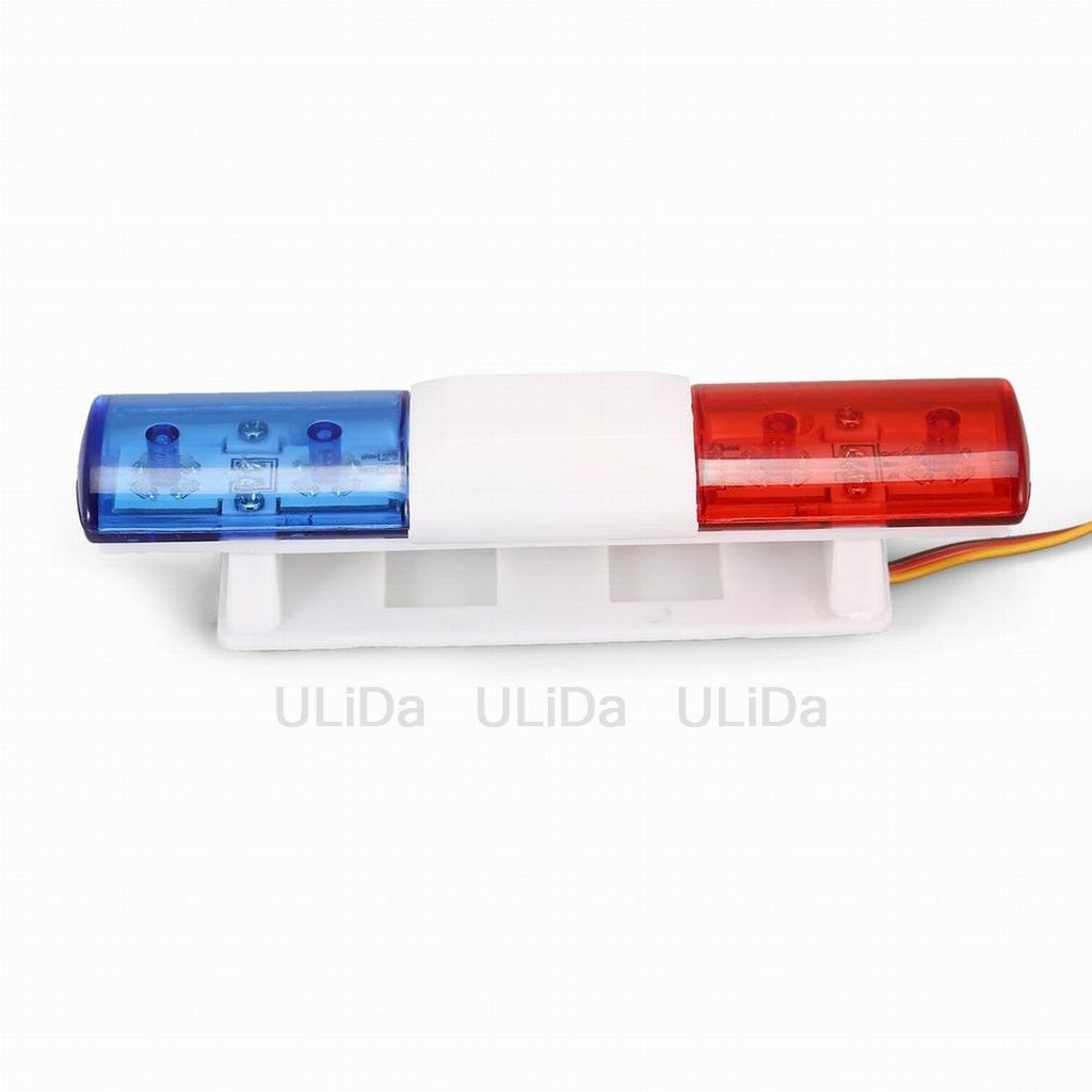 Rotating Flashing LED Police RC Car Lights Lamp AX-501 for 1:10 1/8 HSP Traxxas TAMIYA CC01 Axial SCX10 D90 RC Cars