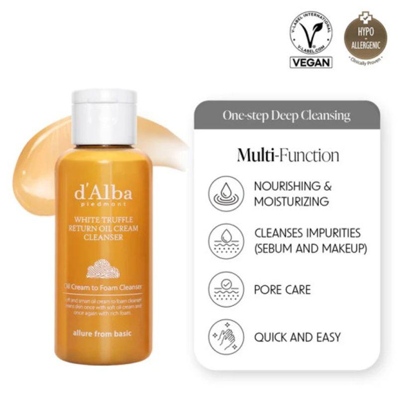 d'Alba White Truffle Return Oil Cream Cleanser 65ml