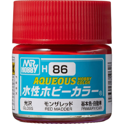 

GSI Creos New Water-based Hobby Color Monza Red 10ml Model Paint H86
