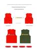 Custom Logo Multi-Pocket Volunteer Vest for Photography and Film Crew.