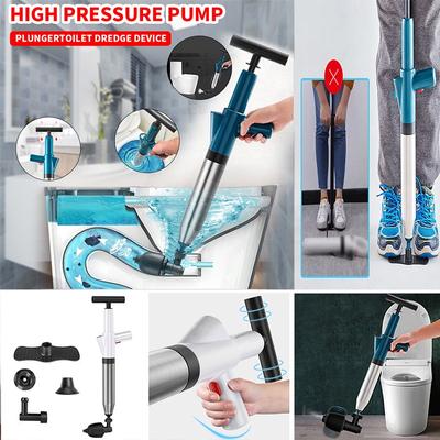 Profesyonel Yüksek Basınçlı Hava Tahliye Blaster Takunya Araştırmak Tıkalı Sökücü tuvalet pistonu Banyo Lavabo Tahliye Blaster