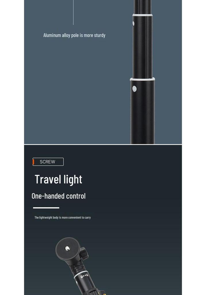Foldable Phone & Camera Holder Tripod for Live Broadcast & Photography