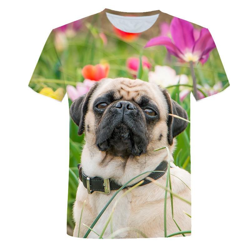 Летняя мужская футболка с милым принтом в виде мешочка 3D — фото 14