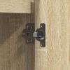 LED Sideboard in Sonoma Oak 71 x 34.5 x 75 cm engineered wood