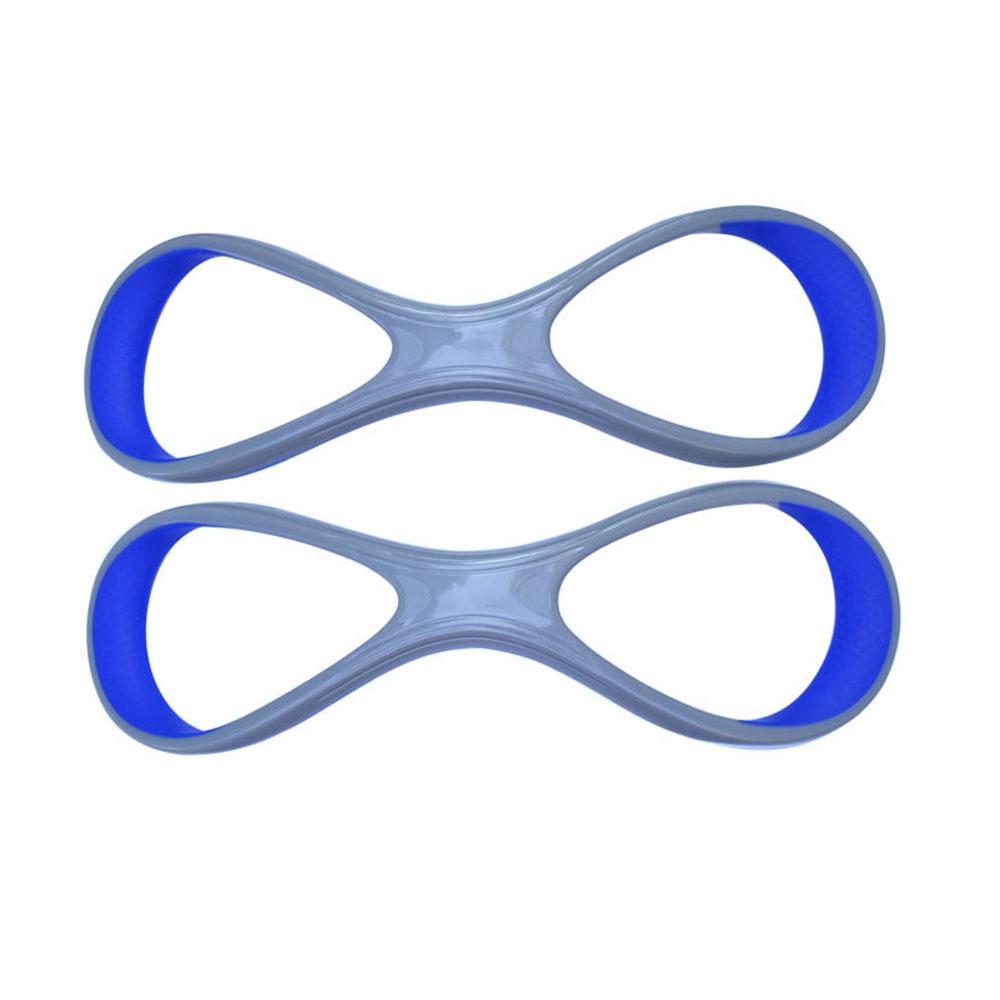 High Elbow Design Swimming Paddles 8 Shape Webbed Glove Swim Training Paddle  Professional Use