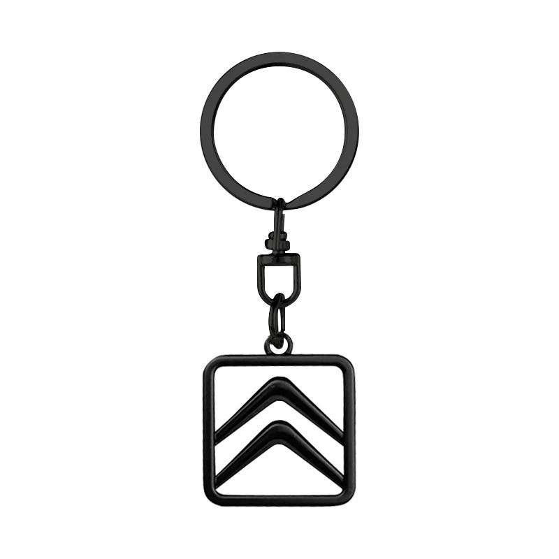 1Pcs Metal Car Keychain Badge Key Chain Rings Car Accessories For Citroen C1 C2 C3 C4 C5 C6 C8 C4L DS3 DS4 DS5 DS5LS DS6