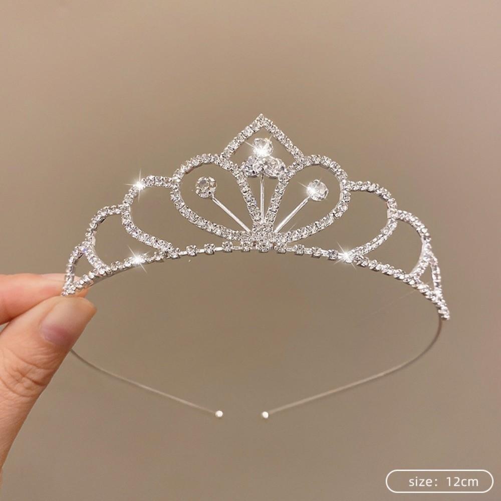 Hair Ornament Bride Crown Crystal Rhinestone Wedding Tiaras Wedding Crown Children