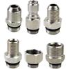 Stainless Steel Quick Connect High-Pressure Washer Adapter for Car Wash, Water Gun, and 3/8 Hose Tail Connector.