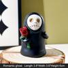 Halloween Ghost Figurine Home Decoration Resin Statue Ghost Witch Doll Home Office Desktop Decor Ornament Decoration
