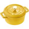 Staub "Mini Pico Cocotte Round Citron 10cm" Small, Double-handled Cast Iron Enamel Pot [Serial Number Included, Official Japanese Product] Cocotte Rou
