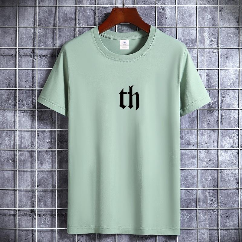 2025 Short-sleeved T-shirt Men And Women Letters Printed Simple Body Shirt Loose Basic Models Versatile Couple Casual Tops