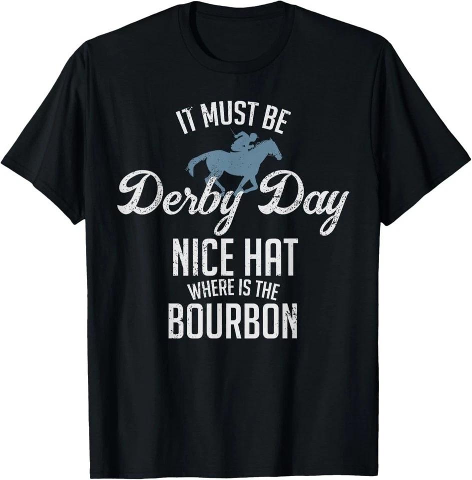 Funny Derby Day and Mint Juleps, Kentucky Horse Racing T-Shirt Small M