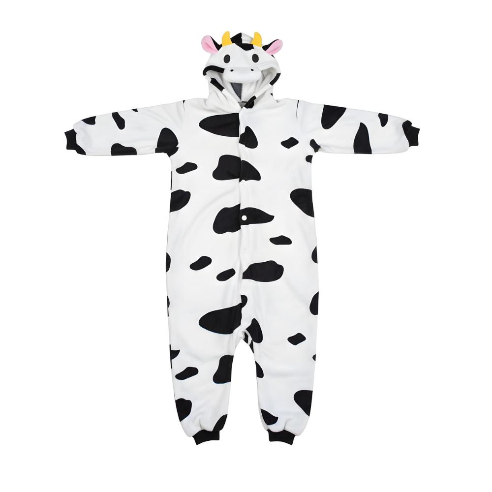 Pajama Onesie Kigurumi Costume Disguise Cow 115-125Cm