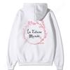 Fashion Team Bride Pullover Hoodies French Woman Bridal Wedding Hoody Outerwears Bachelorette Hen Party EVJF Hooded Sweatshirts