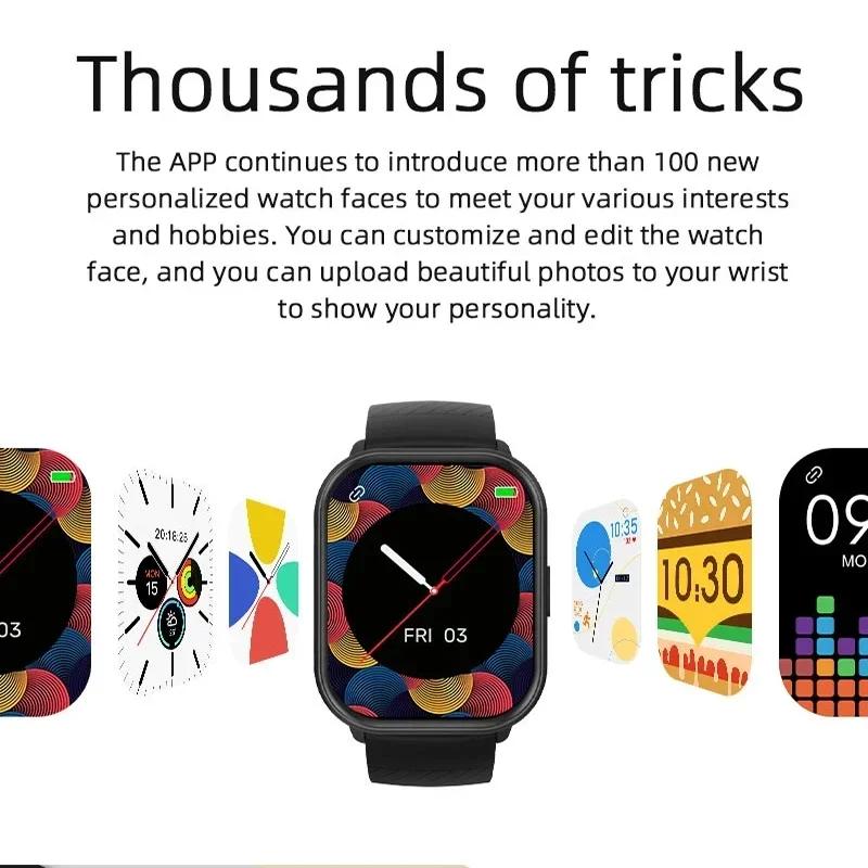 New For iPhone Android Smart Watch Men Women Heart Rate Blood Pressure Fitness Tracker Bluetooth Call Smartwatch Man