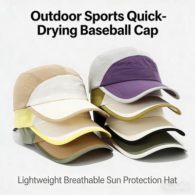 Unisex Fashionable Baseball Cap Adjustable Breathable Outdoor Sun Hat Casual Sports Peaked Caps