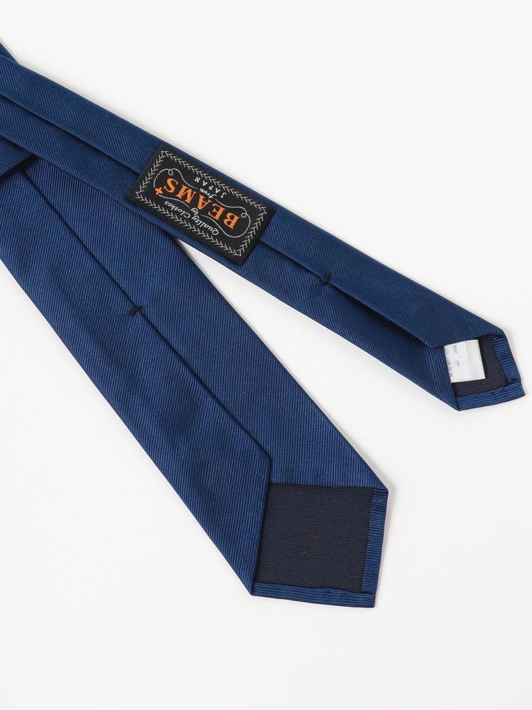 Beams Plus Silk Solid Rep Free 38440017107 Men's Tie, Blue, Size,