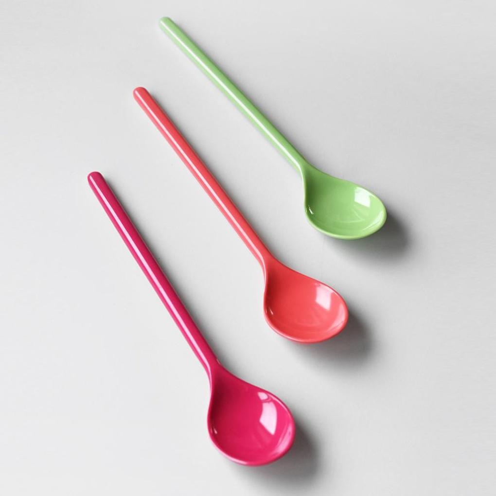 Crayon Pastel Melamine Long Teaspoon Large