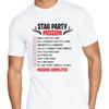 Gepersonaliseerd vrijgezellenfeest t-shirt op maat bedrukt feest t-shirt grappige bruidegom squad evenement