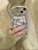Silver Mirror Flash Diamond Kt Cat Apple 11promax Mobile Phone Case iPhone11 Electroplating 11 Makeup Mirror 11 Large Holes