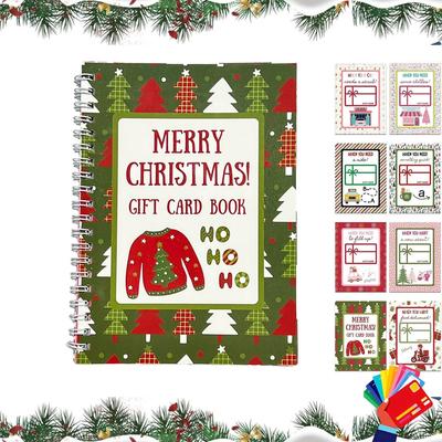 Christmas Card Book Holder,Merry Christmas Gift Cards,Festive Card Organizer,DIY Personalized Xmas Gifts