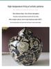 European Style Hand-Painted Ceramic Storage Jar for Living Room Décor