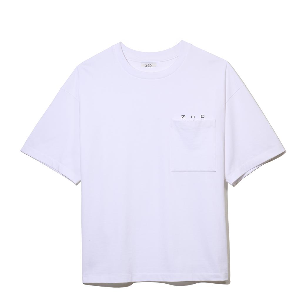 ZNO Logo Oversized Short Sleeve T-Shirt (White)