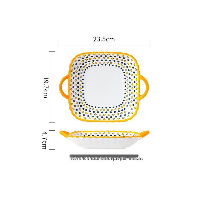 Nordic Style Ceramic Square Plate