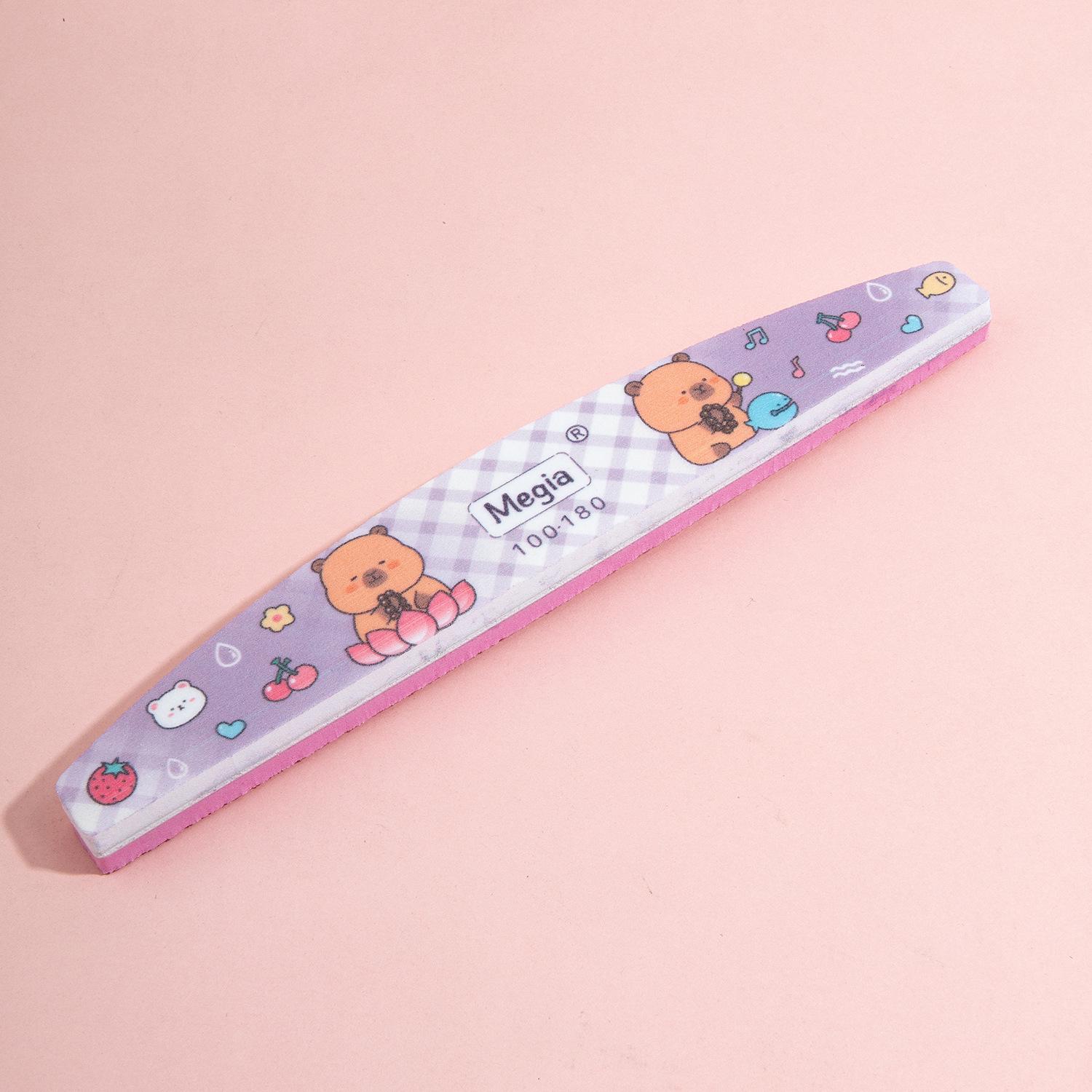 

Cross-Border High-Quality Washable Sandpaper Nail File & Half-Moon Grinding Strip. Half-moon фиолетовый