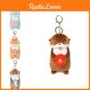 Holding Otter Little Fish Shrimp Octopus Standing Posture Cartoon Doll Keychain