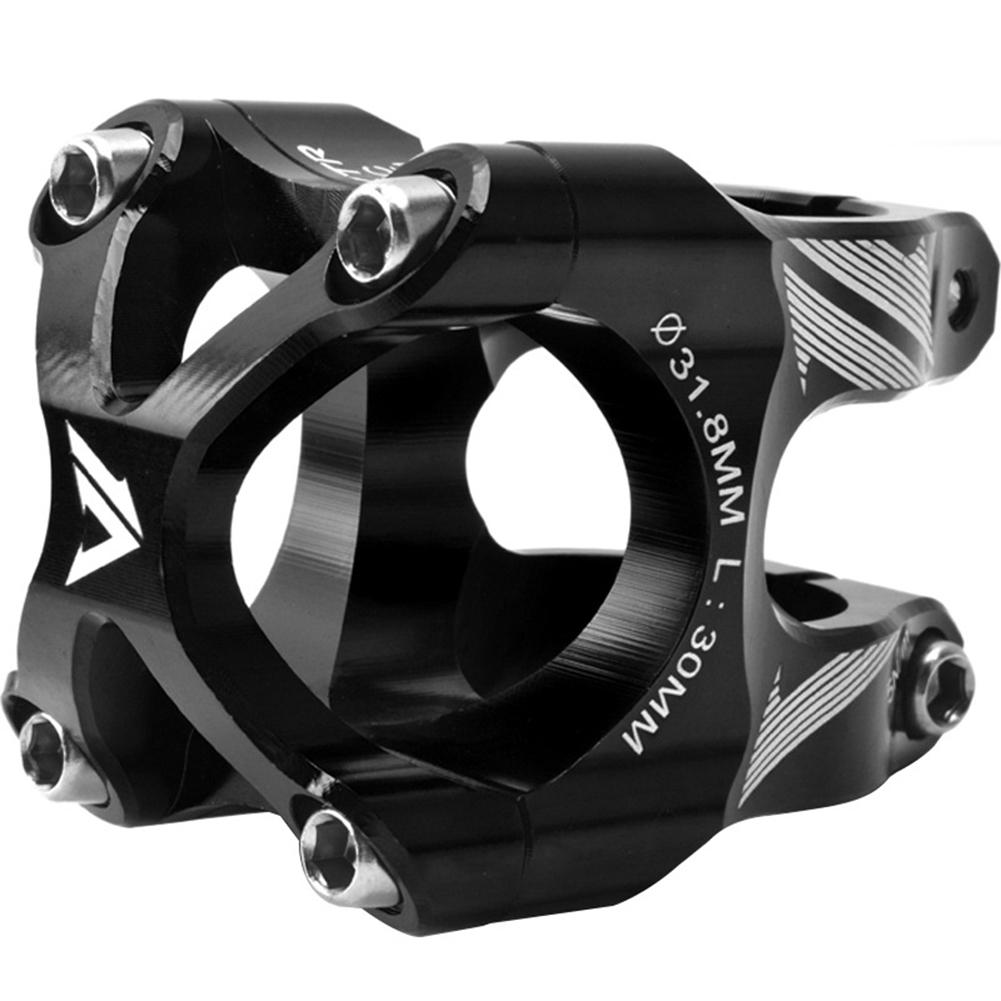 Bicycle Cnc Hollow Stem Aluminum Alloy Mountain Bike Downhill Hollowed Riser Tube Ultra-light Short Stems 0 Degree