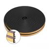 5M/10M Door Window Seal Strip DIEP Self-adhesive Acoustic Foam Sealing Strip Tape Insulation Windproof Rubber Weatherstrip