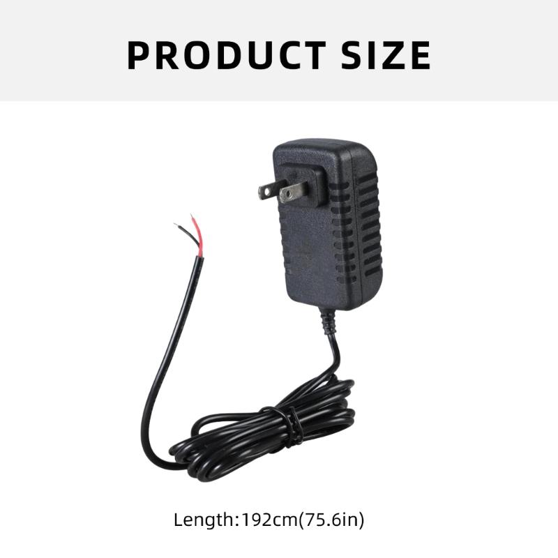 5V Power Supply Adapter  Input AC100-240V Output DC5V for Electronics Like Routers Cameras and More DIY Wiring Included