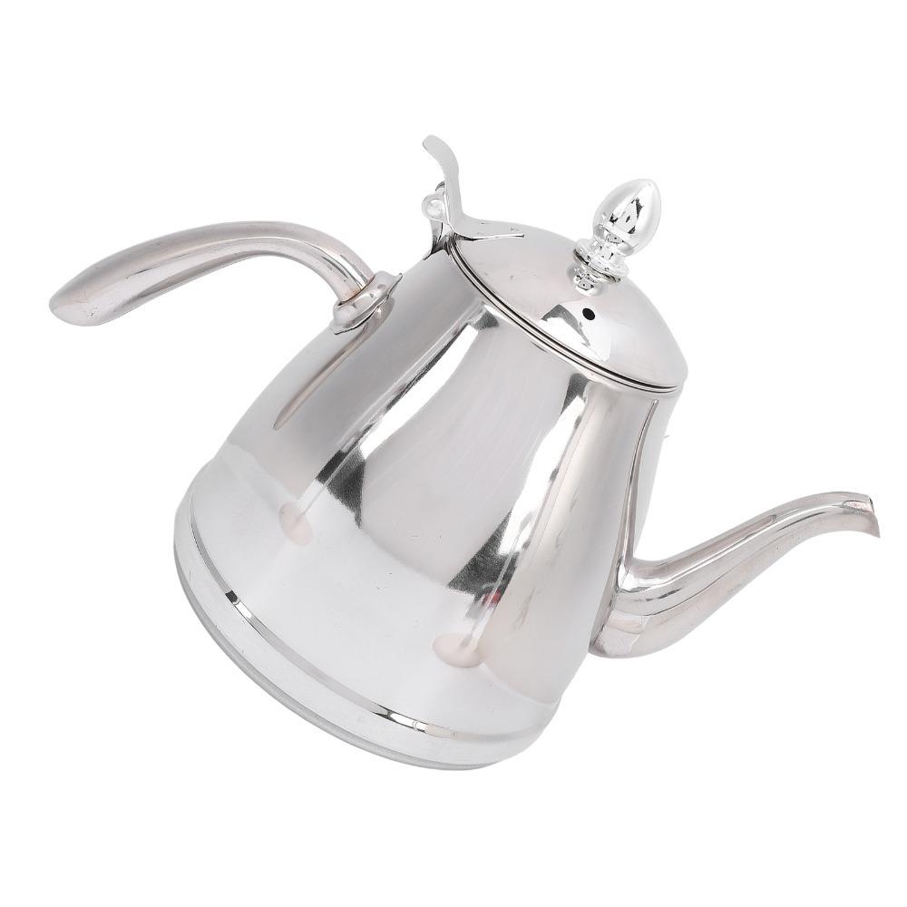 1.5L Capacity Gooseneck Teapot Stainless Steel Stainless Steel Kettle  Coffee Brewing