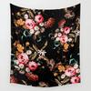 Blumen Wandteppich Wandbehang Mysteriös Romantischer Wandteppich Hintergrund Mandala Haus Wohnzimmer Schlafzimmer Dekor Wandteppich Dekoration