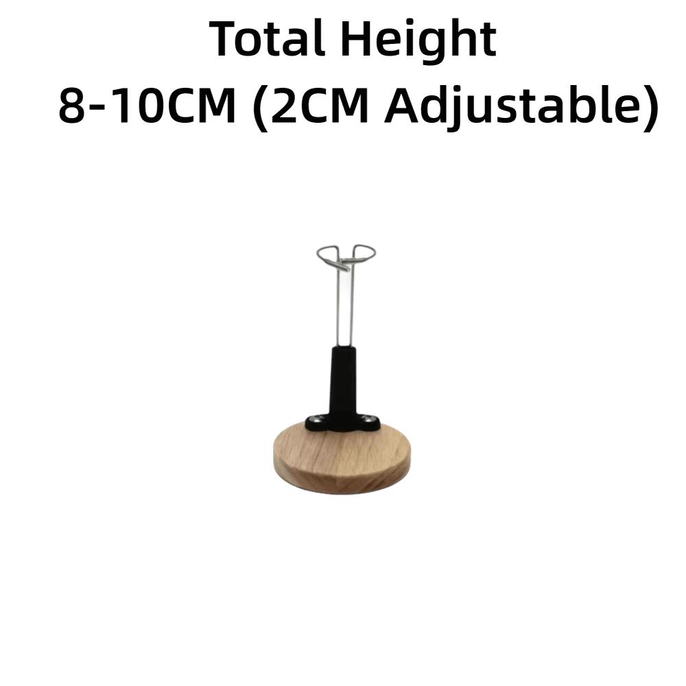 Metal Wire Support Doll Support Holder Wooden Base Doll Stand Figure Display Stand Collectibles
