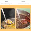 304 Stainless Steel Spoon Home Ladle Soup Spoon Hot Pot Spoon Soup Soup Colander Suit Large Spoon Deepening