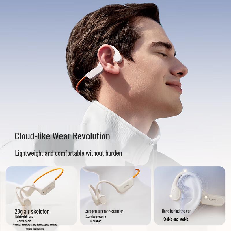 SANAG B33S IPX8 Waterproof Bone Conduction Sports Headset