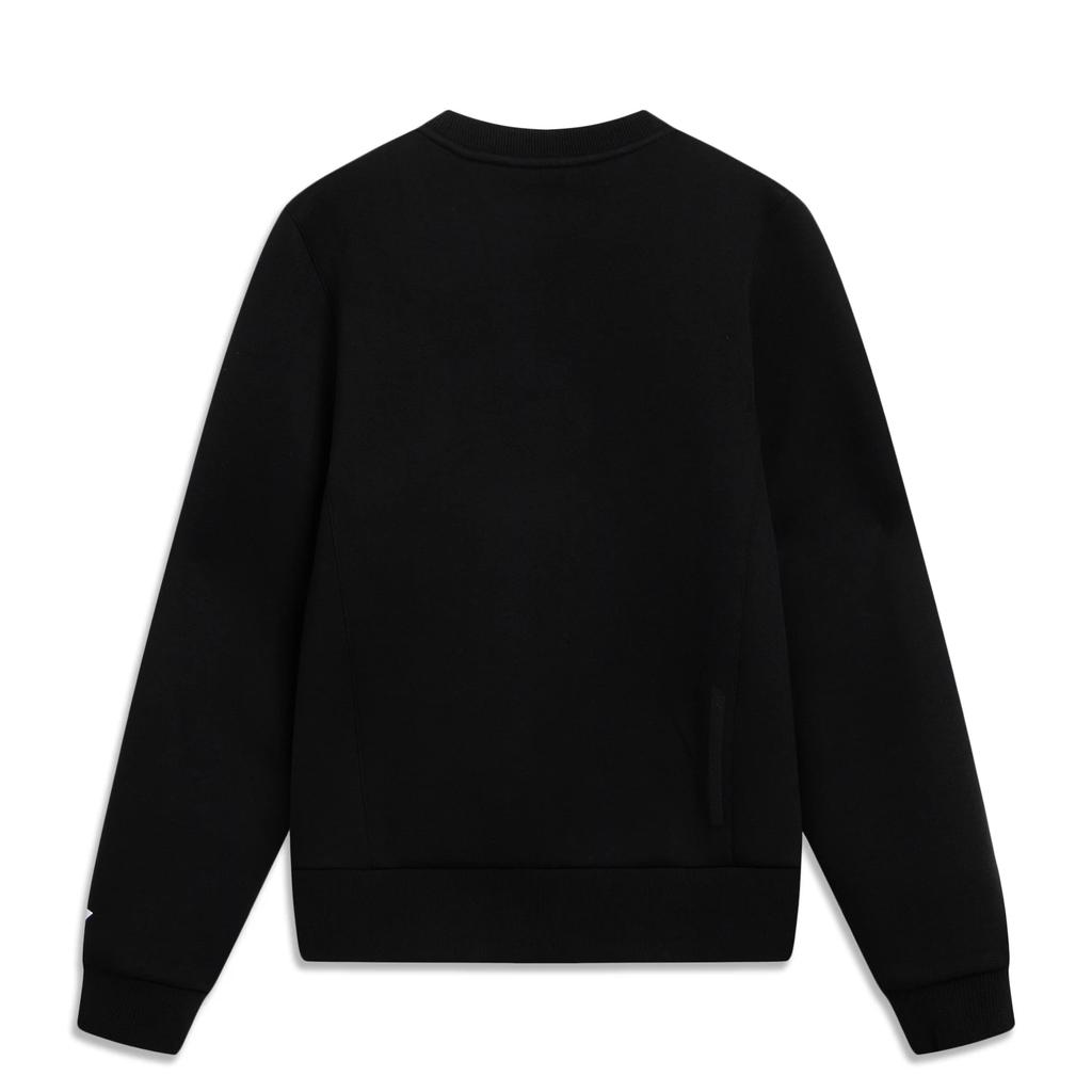 Li Ning Glory Series Simple Casual Round Neck Comfortable Pullover Sweatshirt Women Sweatshirt AWDVH14-3