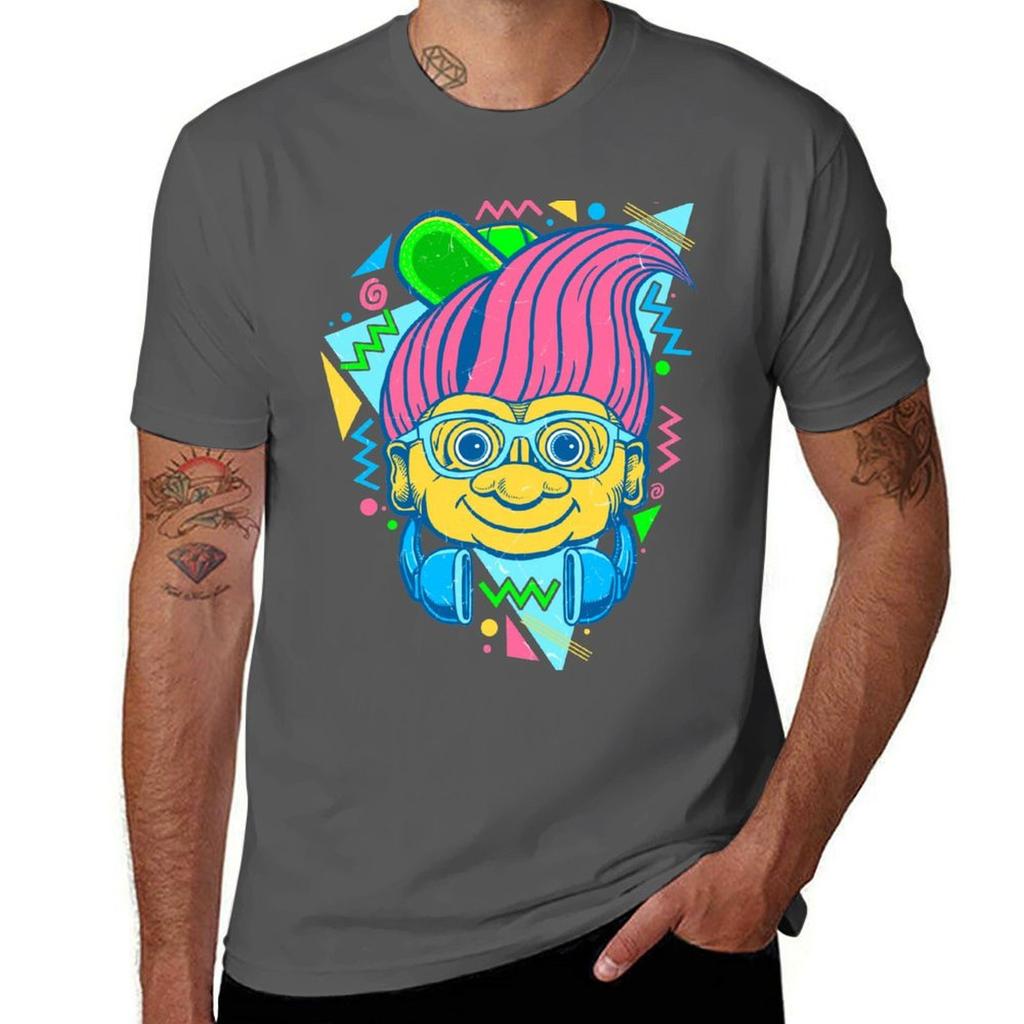 90s Hip Troll TShirt t shirts for man cotton cotton t shirt pack TShirt