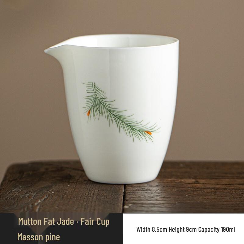 Chaxun Mutton-Fat Jade Tea Fair Cup (2-Pack)