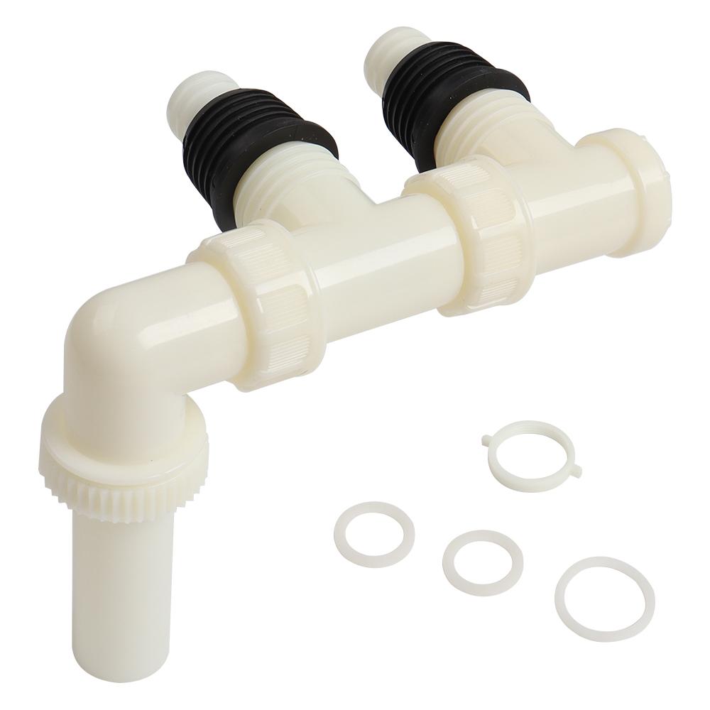 

Двойной адаптер для шланга для слива сточных вод для автофургона диаметром 28,5 мм, наружный диаметр 34 мм, аксессуары для сточных труб для автофургонов